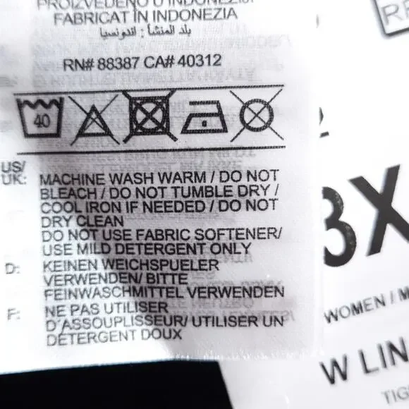 Adidas High Rise Tights Black Pink Tight Fit Size 3X Sporty Athleisure Gym - Picture 7 of 8